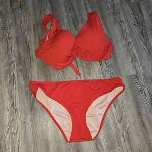 Red Bikini Set
